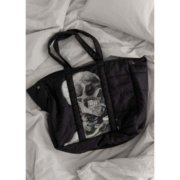 Skeleton Oversized Puffer Tote