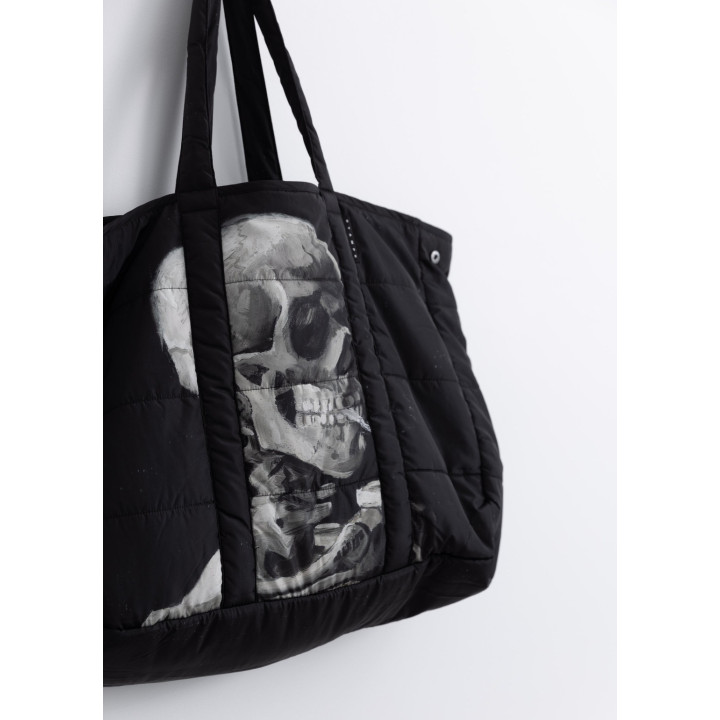 Skeleton Oversized Puffer Tote